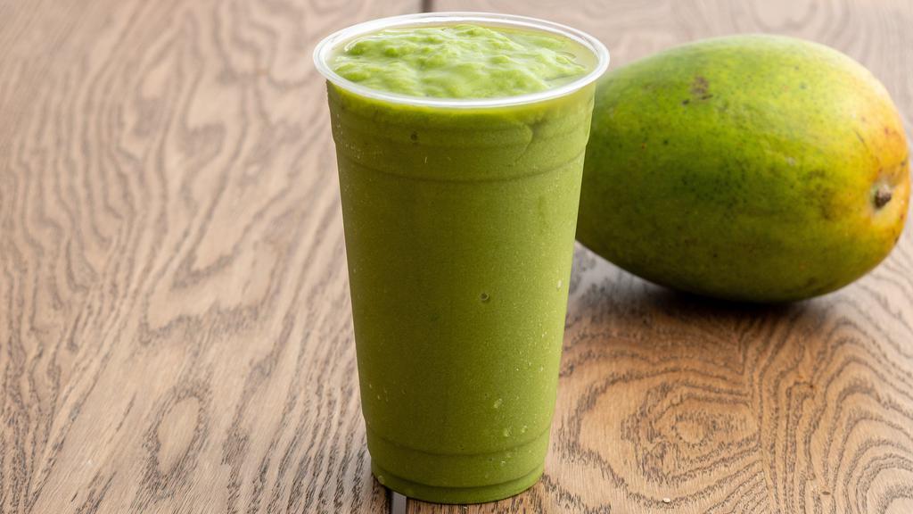 Sonoran · A blend of pineapple, avocado, spinach, kale, coconut, lime, and agave.