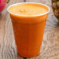 Carrot Bay  · carrots, orange, apple and ginger. Fresh juice blends juk, curated to detox, replenish, and ...
