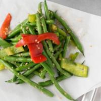 Sautéed Green Beans · Vegetarian. Gluten free.