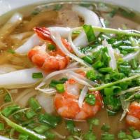 Shrimp Pho · Please be advised that our food prepared may contain allergens of dairy, eggs, wheat, soybea...