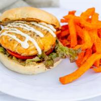 Crab Cake Sandwich · Lump Crab Meat seasoned to perfection!