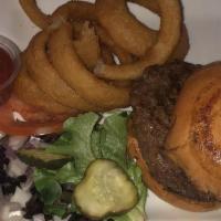 The Firkin Burger · 1/3 lb. of premium ground beef, with special pub seasonings & sauces, with all of the usual ...