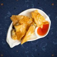 Cream Cheese Wontons · (5 Pieces) Golden fried wontons stuffed with cream cheese filling, served with house-made sw...