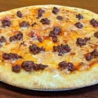 Impossible Pizza · 12 Inch Size Pizza with Italian Marinara Sauce, Vegan Shredded Mozzarella Cheese and Impossi...