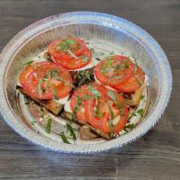Margherita Bread · Grilled O.G. Bread topped with Fresh Mozzarella, Sliced. Tomatoes, Olive Oil, Fresh Basil & ...