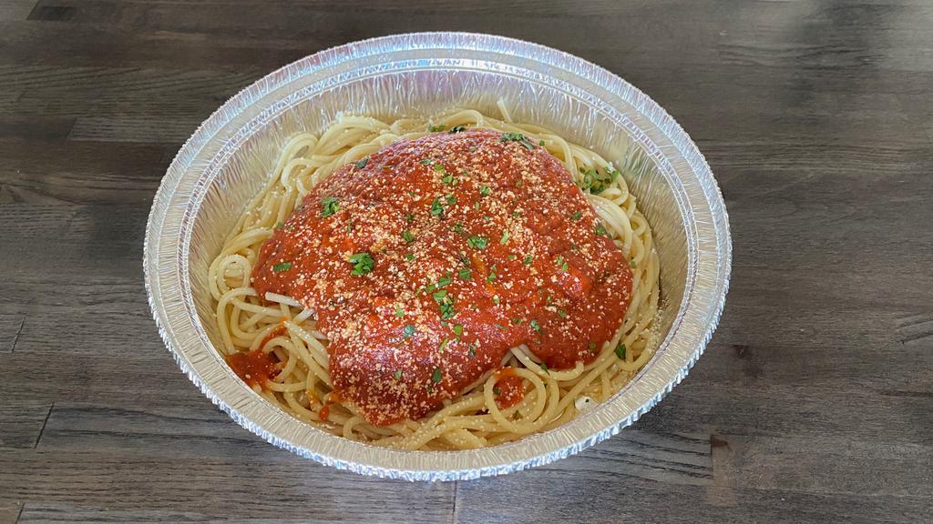 Brovie'S Pasta Bowl · Classic bowl of Pasta with House-Made Marinara or Meat Sauce. and choose to add on Meatballs or Italian Sausage