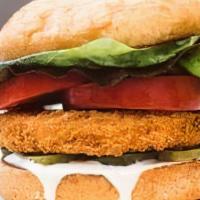 Classic Cluckwich · One Classy, Fried CluckPatty. Sportin' Organic Pickles, Tomato, Lettuce and House-Made Lemon...