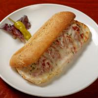 Meatball Mozzarella · Our sandwich breads are baked fresh in house daily. Italian meatballs on a fresh baked Itali...