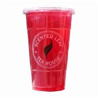 Fruit Gusher (Hibiscus Breeze Base) · Incredibly refreshing and delicious. Tart hibiscus with your choice of tea and topped with f...