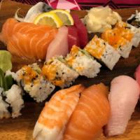 Sushi & Sashimi Special · Chef's choice 6 pieces of nigiri, 6 pieces of sashimi and a California roll OR a Belltown ro...