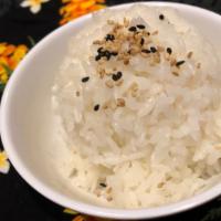 Steamed Rice · Cooked using moist heat.