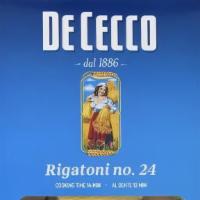 Box Of Rigatoni · Rigatoni pasta 1lb box