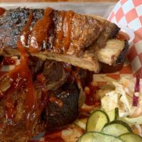 Foster - 2 Pieces · St. Louis Ribs with coleslaw & pickles.