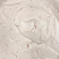 Strawberry · Roasted fresh strawberries melted in our sweet cream base. (Gluten-free).