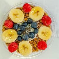 Islander Bowl · Blended: Acai, Pineapple, Mango, Banana, Almond Milk, Blueberry, Granola, Chia, Coconut, and...