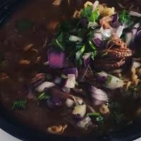 Birria Bowl · Comes With Beans, Rice, Birria, Cilantro and Red Onions. Choice of (Red) Hot sauce, Green av...