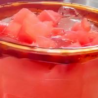 Watermelon Agua  · Fresh Watermelon water with chamoy