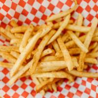 Regular Fries · Fresh hand cut fries served with seasoning.