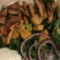 Chicken Salad · Fresh greens, sliced chicken breast, croutons and your choice of dressing.