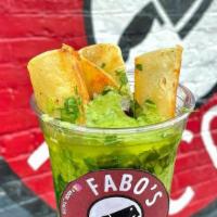 Chicken Taquito Cup · 3  rolled taquitos with cheese and your choice of toppings.