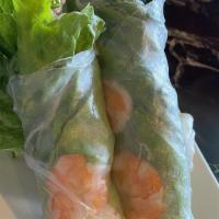 Fresh Spring Roll · 4 pieces. Choice of chicken, beef, shrimp, or pork and shrimp rice paper wrapped in lettuce,...