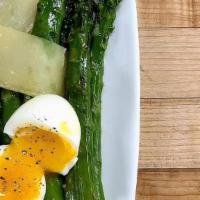 Asparagus · parmigiano reggiano, lemon, olive oil