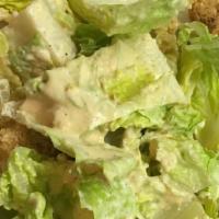 Insalata Primo · Spicy Dish.  Romaine, parmesan cheese, & croutons in a spicy lemon & garlic dressing.