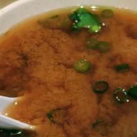 Miso Soup · Soup that is made from miso paste.