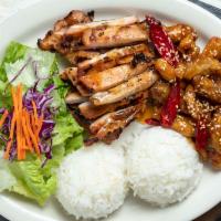 Everyday Special C · Chicken Teriyaki and General Tso's Chicken combo with 24-oz fountain drink