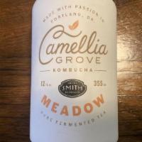 Meadow Kombucha · Floral aroma with notes of chamomile, rose, and linden flowers. You may need a sun hat!