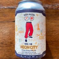 Young Master Neon City · Hong Kong Pale Ale with Mandarin Peel and Bergamot
5.2% alc./vol.

Neon City is a versatile ...