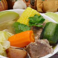 Caldo De Res · Mexican beef soup with vegetables, served with rice and your choice of tortillas (Three).