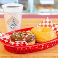 Donut Combo · 2 donuts and medium coffee