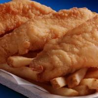 Kids Fish And Chips · 12 and under. - Two pieces of original recipe Alaskan True Cod served with 3oz French Fries ...
