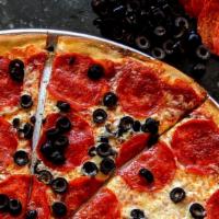 Old Skool · Pepperoni, Olives and Red Onions