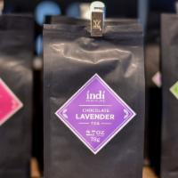 Loose Leaf Tea · Retail bags of indi chocolate's loose-leaf teas made from herbal blends, each including the ...