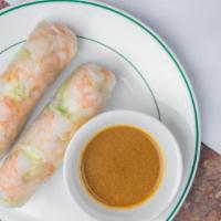 Goi Cuon (2 Cuon) · Spring rolls.