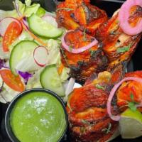 Tandoori Chicken Wings (12 Pieces) · Chicken wings marinated with chefs’ special tandoori spices.