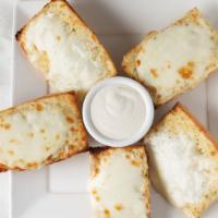Garlic Cheese Bread · Our best selling item. Garlic bread with lots of mozzarella cheese on top. Served with our h...