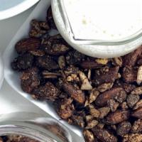 12 Oz. Nutty Cacao No-Grain-Granola (Regular ￼) · 16 oz. jar no grain granola - gluten-free - paleo friendly. Almonds, cacao butter, cashews, ...