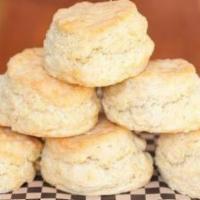 Biscuits (Half Dozen) · Comes with one choice of spread.