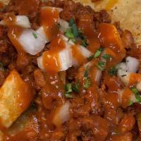 Soyrizo Taco · Served with potatoes, onions, cilantro and salsa.