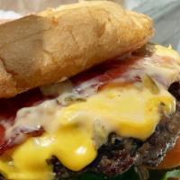 Cheese Burger (With Fries And Drinks) · 1/3 pound burger served on a grilled bun.