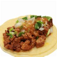 Single Taco (Meat Or Veggie) · Single Taco does not include drink in price.