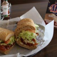 Rosie The Riveter (Blt) · Bacon, lettuce, tomatoes and choice of dressing.