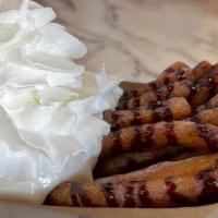 Funnel Fries · Sweet and Savory Treat!