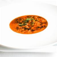 Ezo Gelin (Red Lentil) Turkish Soup · Vegan, Bulgur, rice, red lentils, garlic, chili, onion, olive oil, tomatoes, served with Ext...