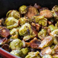 Brussels Sprouts · Sautéed with Roasted Hazelnut and garlic butter.