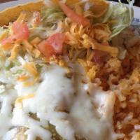 Enchilada · sauce contains peanut butter.

Consuming raw or undercooked meat, poultry, seafood, shellfis...