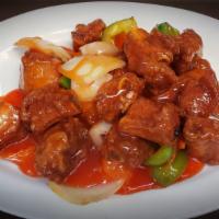 406C. Spareribs With Sweet And Sour Sauce · 